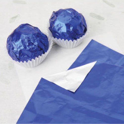 초콜릿 싸개지 호일(블루) - 20장 100x100