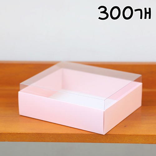 [칸막이포함] 1513 클리어 투명 마카롱상자 핑크(다용도상자,마카롱9구) 대 - 300개