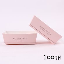 핑크 미니버거 트레이(조각 샌드위치 포장,모닝빵 포장) - 100개 65x110x45