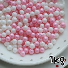 트윙클 펄 핑크 구슬 스프링클 - 1kg (아라잔)