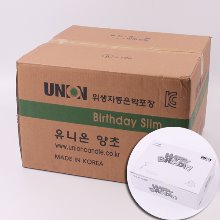 [대용량] 유니온 생일초(실초/대)170mm 10살용 - 24통{1박스(12000개)}