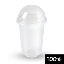 투명컵 16온스(92파이) 음료/빙수컵 - 100세트(뚜껑포함)