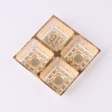 초콜릿속지(초콜릿내피) 4구(금색) - 1장(정사각형)