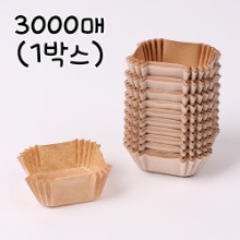 [대용량] 일성 크라프트 사각 페트컵 45mm - 1박스 (100장x30묶음=3000장)