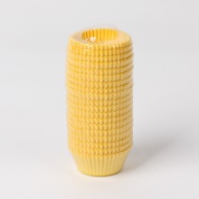 미니 색지컵(초콜릿유산지컵) 33mm 노랑 - 약 330장 (1줄)