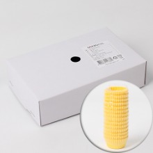 미니 색지컵(초콜릿유산지컵) 28mm 노랑 - 1000장 (1곽)