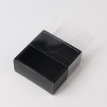 투명 슬리브 블랙 상자(정사각) - 1개 95x95x41