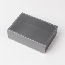 투명 슬리브 블랙 상자(직사각) - 1개 136x95x41