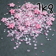 핑크 벚꽃 믹스 스프링클 - 1kg