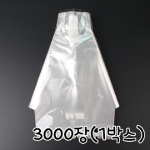 [대용량] 무지 투명 샌드삼각비닐(샌드위치비닐) 70mm - 3000장(1박스)