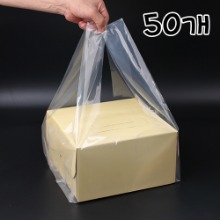 클리어 케익상자 비닐백(PE비닐백) 3호 - 50장