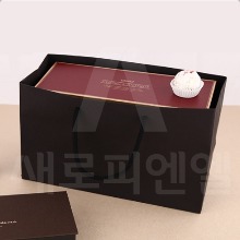 블랙 초콜릿 종이쇼핑백 (5호) - 1개