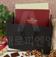 블랙 초콜릿 종이쇼핑백 (8호) - 1개