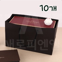블랙 초콜릿 종이쇼핑백 (5호) - 10개
