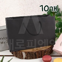 블랙 초콜릿 종이쇼핑백 (4호) - 10개