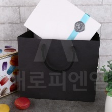 블랙 초콜릿 종이쇼핑백 (3호) - 1개