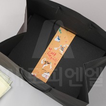 블랙 초콜릿 종이쇼핑백 (12호) - 1개