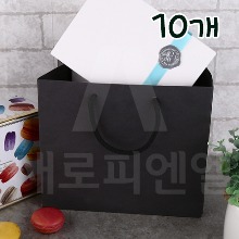 블랙 초콜릿 종이쇼핑백 (3호) - 10개