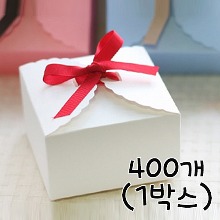 화이트 레이스 선물상자(중) - 400개(1박스) 120x120x67