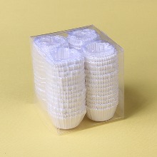 DL 미니 색지컵(초콜릿유산지컵) 33mm 화이트 - 약 1000장(1곽)