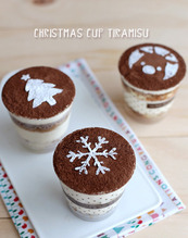 [Recipe]크리스마스 티라미스 컵케익
