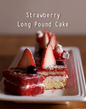 [Recipe]딸기 롱파운드 케익
